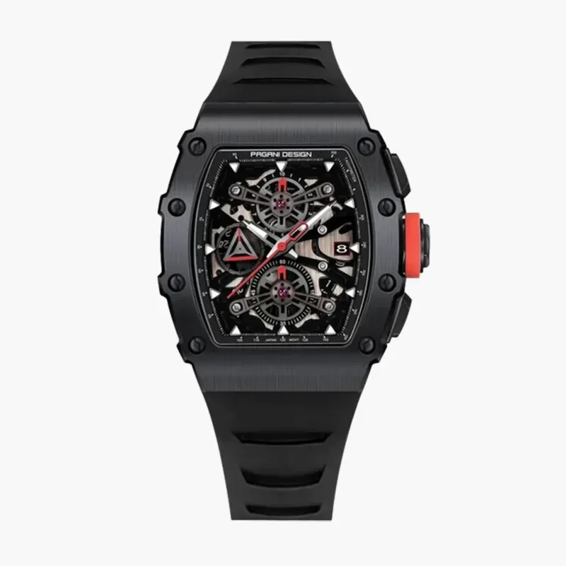 Pagani Design Chronograph Quartz Black Men's Watch- PD-YS011